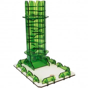 Blackfire Dice Tower - Emerald Twister