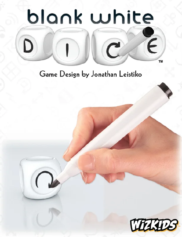 Blank White Dice