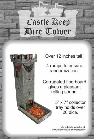 Castle Keep Dice Tower