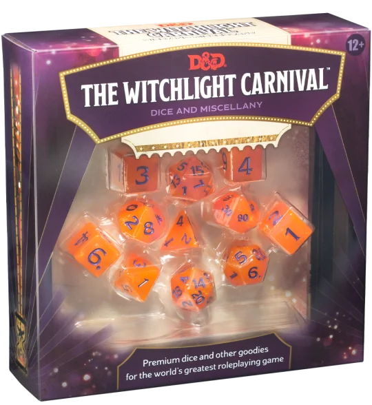 D&D The Witchlight Carnival Dice & Miscellany