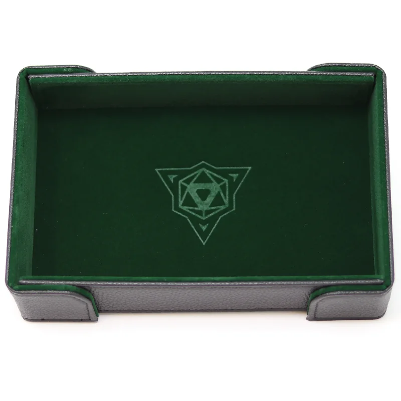 Die Hard Dice Magnetic Rectangle Dice Tray - Green Velvet