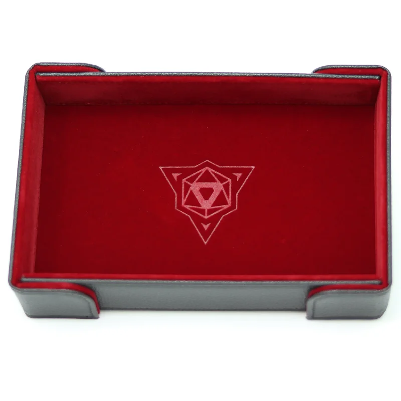 Die Hard Dice Magnetic Rectangle Dice Tray - Red Velvet