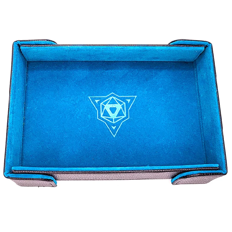 Die Hard Dice Magnetic Rectangle Dice Tray - Teal Velvet