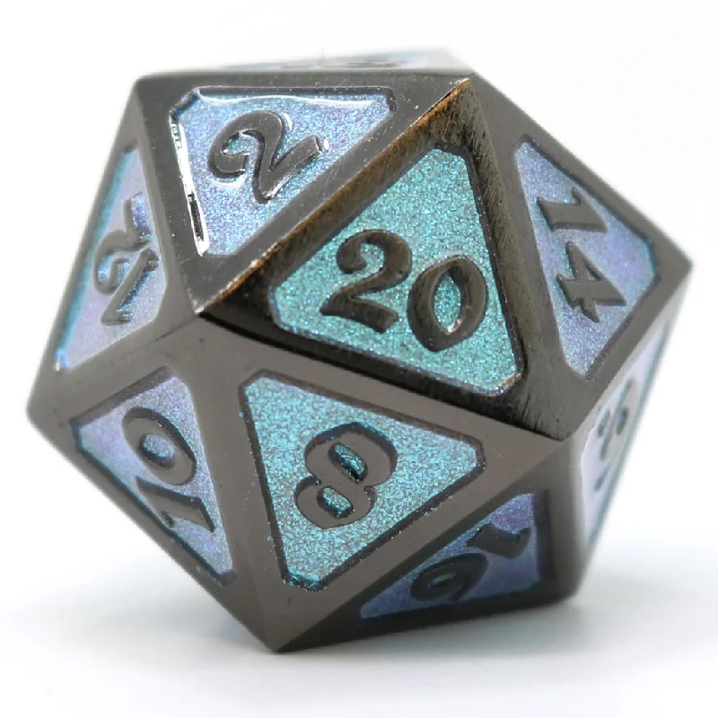 Die Hard Dice Metal Dire d20 - Dreamscape Winters Embrace [Oversized]