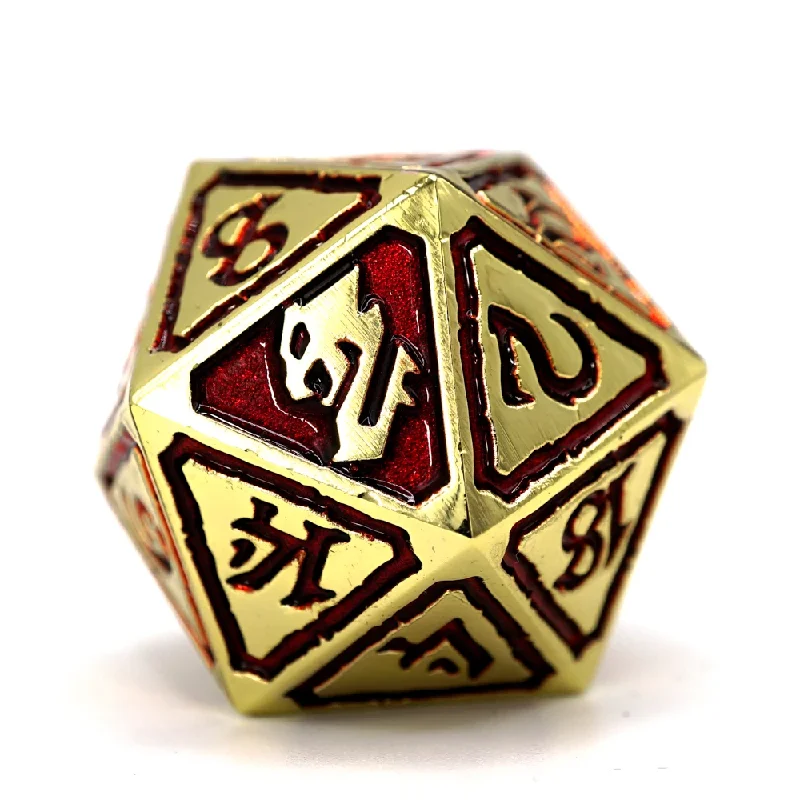 Die Hard Dice Metal Dire d20 - Kings of Gilded Ruin [Oversized]