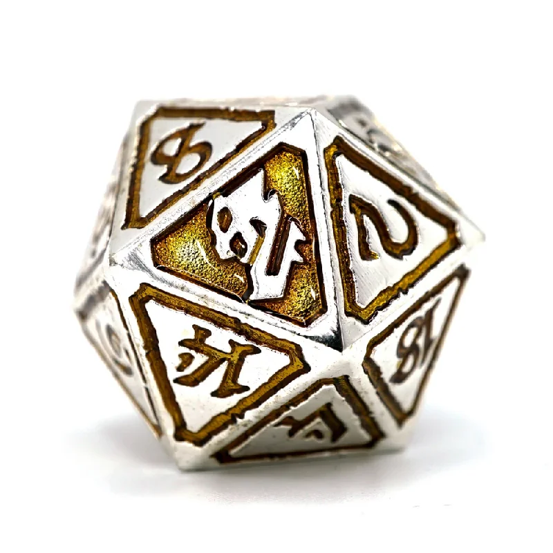 Die Hard Dice Metal Dire d20 - Usurpers of Gilded Ruin [Oversized]