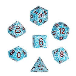 Dice Set - Elemental Dice 7pc - Air (Hook Top Tube)