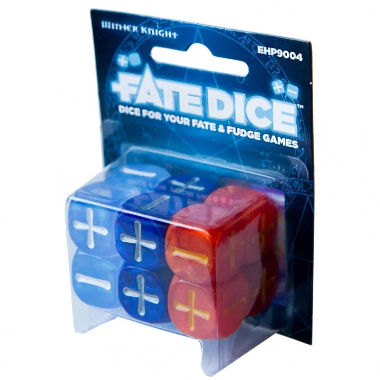 Fate Core Dice: Winter Knight *No Packaging*