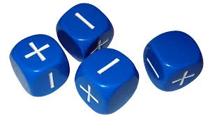 Fudge Dice - Blue