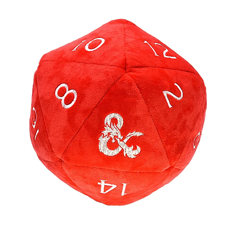 Ultra PRO D&D Jumbo Plush d20 Dice - Red & White