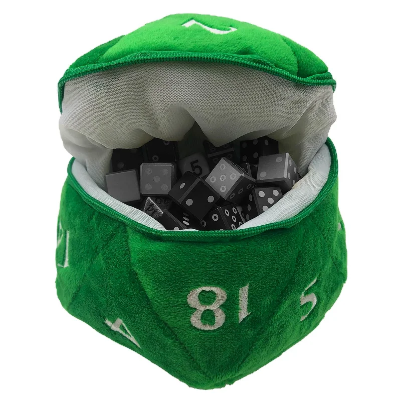 Ultra PRO d20 Plush Dice Bag - Green