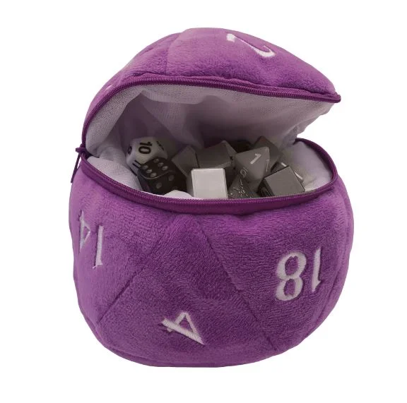 Ultra PRO d20 Plush Dice Bag - Purple