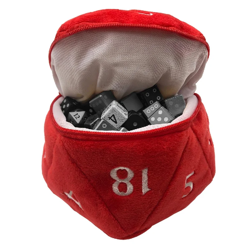 Ultra PRO d20 Plush Dice Bag - Red