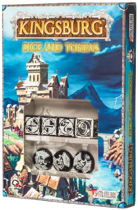 Kingsburg: Dice and Tokens (Black)