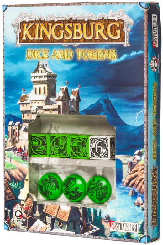 Kingsburg: Dice and Tokens (Green)