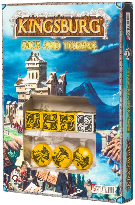 Kingsburg: Dice and Tokens (Yellow)