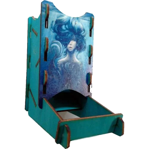 Knockdown Dice Tower - Elemental Water