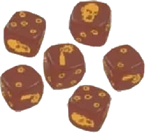 Zombicide - Brown Dice