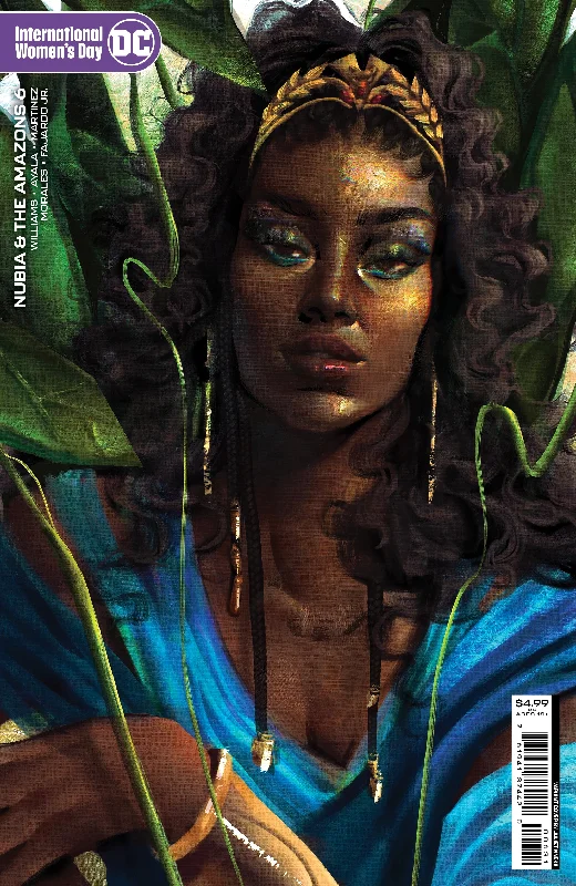 NUBIA AND THE AMAZONS #6 (OF 6) CVR C JULIET NNEKA INTERNATIONAL WOMENS DAY CARD STOCK VAR (TRIAL OF THE AMAZONS)