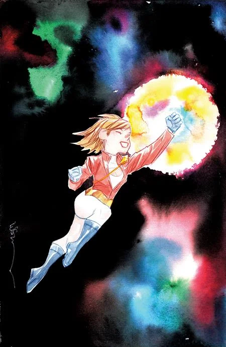 POWER GIRL #4 CVR B DUSTIN NGUYEN CARD STOCK VAR