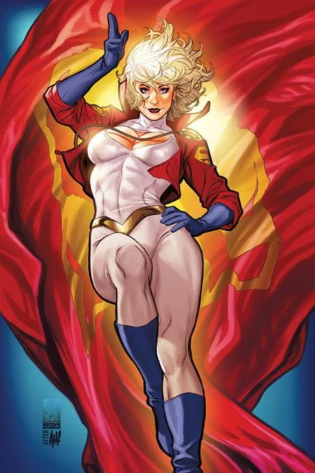 POWER GIRL #8 CVR B MARK BROOKS CARD STOCK VAR (HOUSE OF BRAINIAC)