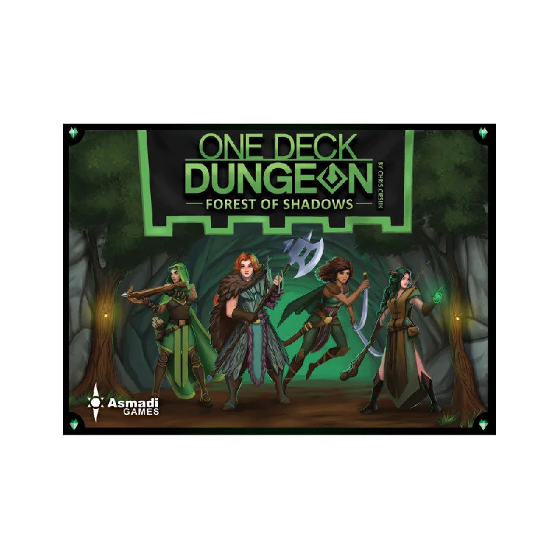 Asmadi Games One Deck Dungeon: Forest of Shadows Cooperative Board Game