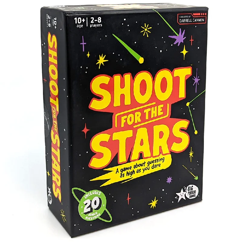 Big Potato Games Shoot for the Stars Number Guessing Board Game