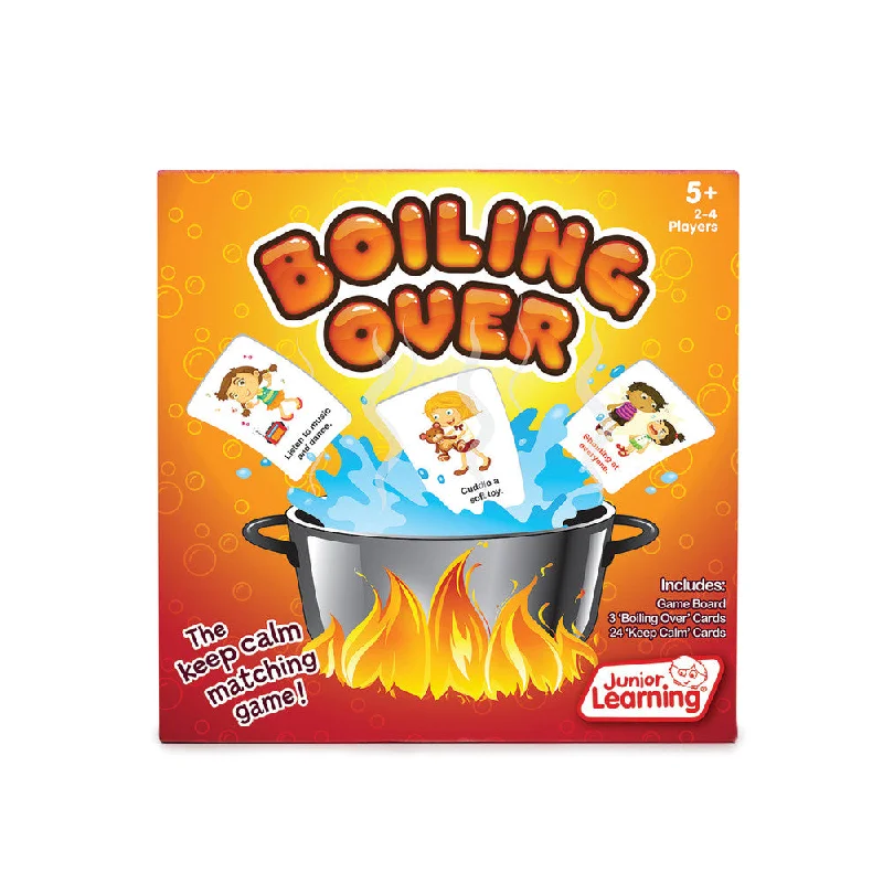 Boiling Over Anger Management Board Game for Kids Ages 5-9