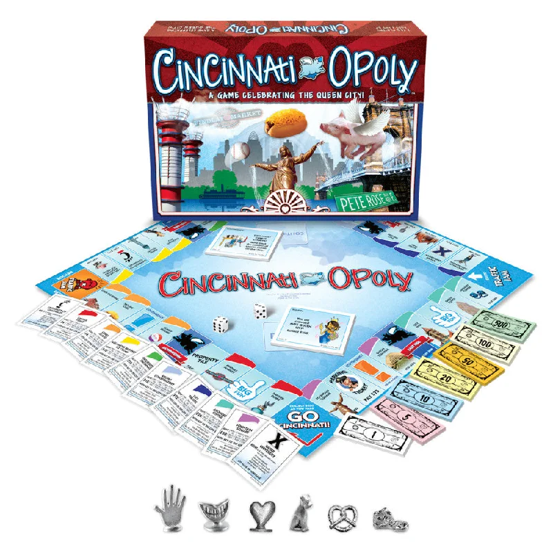 Cincinnati-opoly Themed Board Game