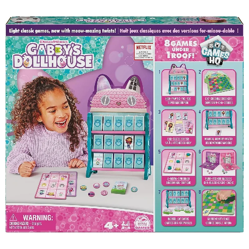 Gabby's Dollhouse Games HQ Set