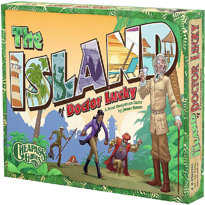 Island of Doctor Lucky: Tropical Escape Edition Board Game