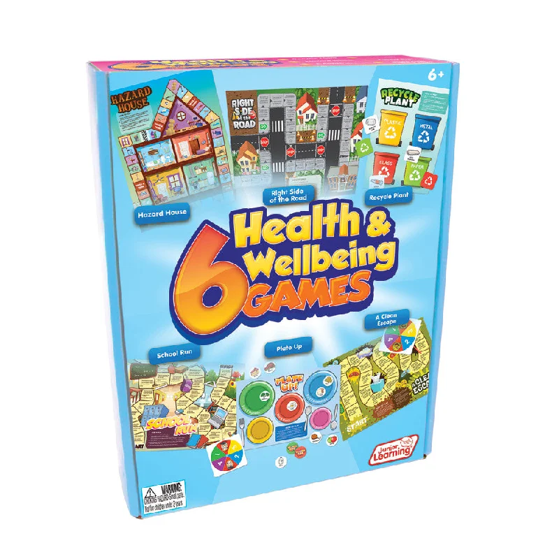 Junior Learning 6 Health and Wellbeing Educational Games Set