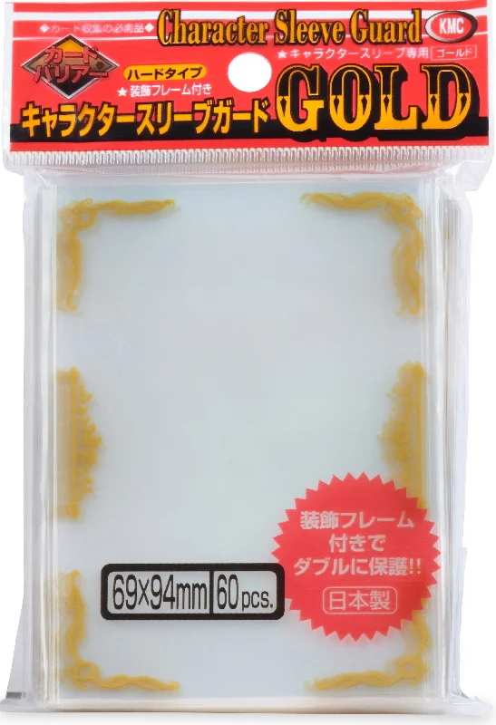 KMC Card Barrier: Character Sleeve Guard - Gold (60ct)