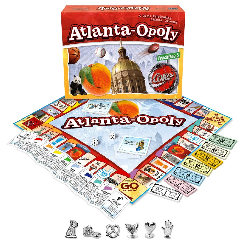 Late for the Sky Atlanta-Opoly Board Game