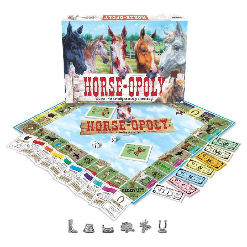 Late for the Sky Horse-Opoly Board Game