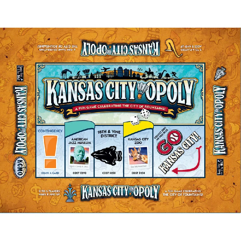 Kansas City-Opoly Themed Board Game by Late For The Sky