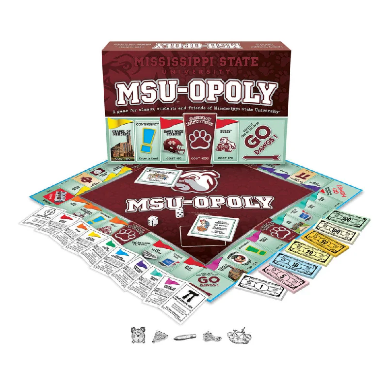 Mississippi State MSU-opoly Board Game