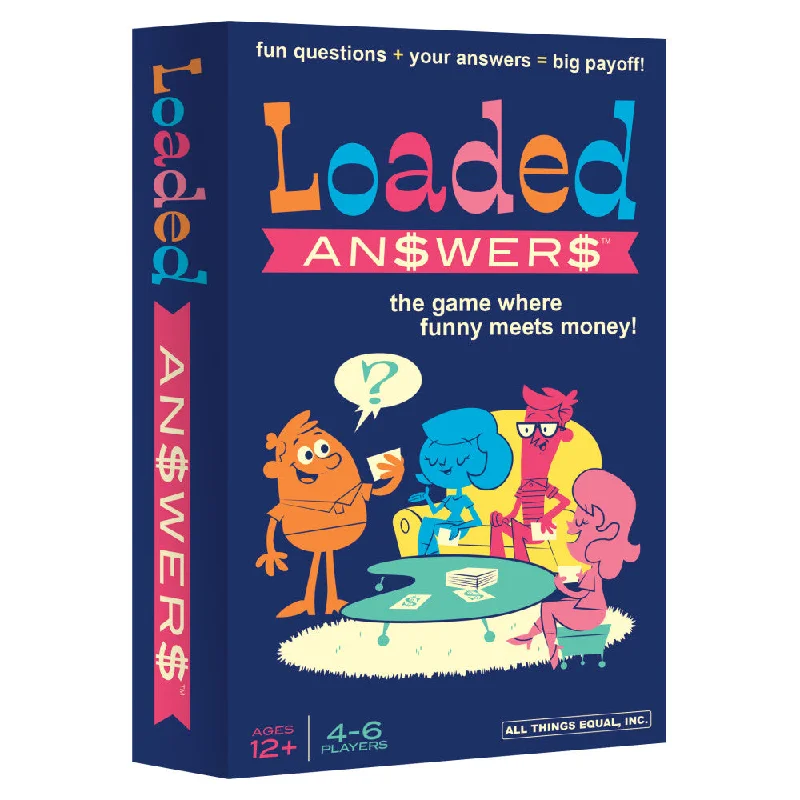 Loaded Answers Party Game - Creative Question and Answer Board Game