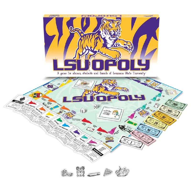 LSUOPOLY Louisiana State University Themed Board Game