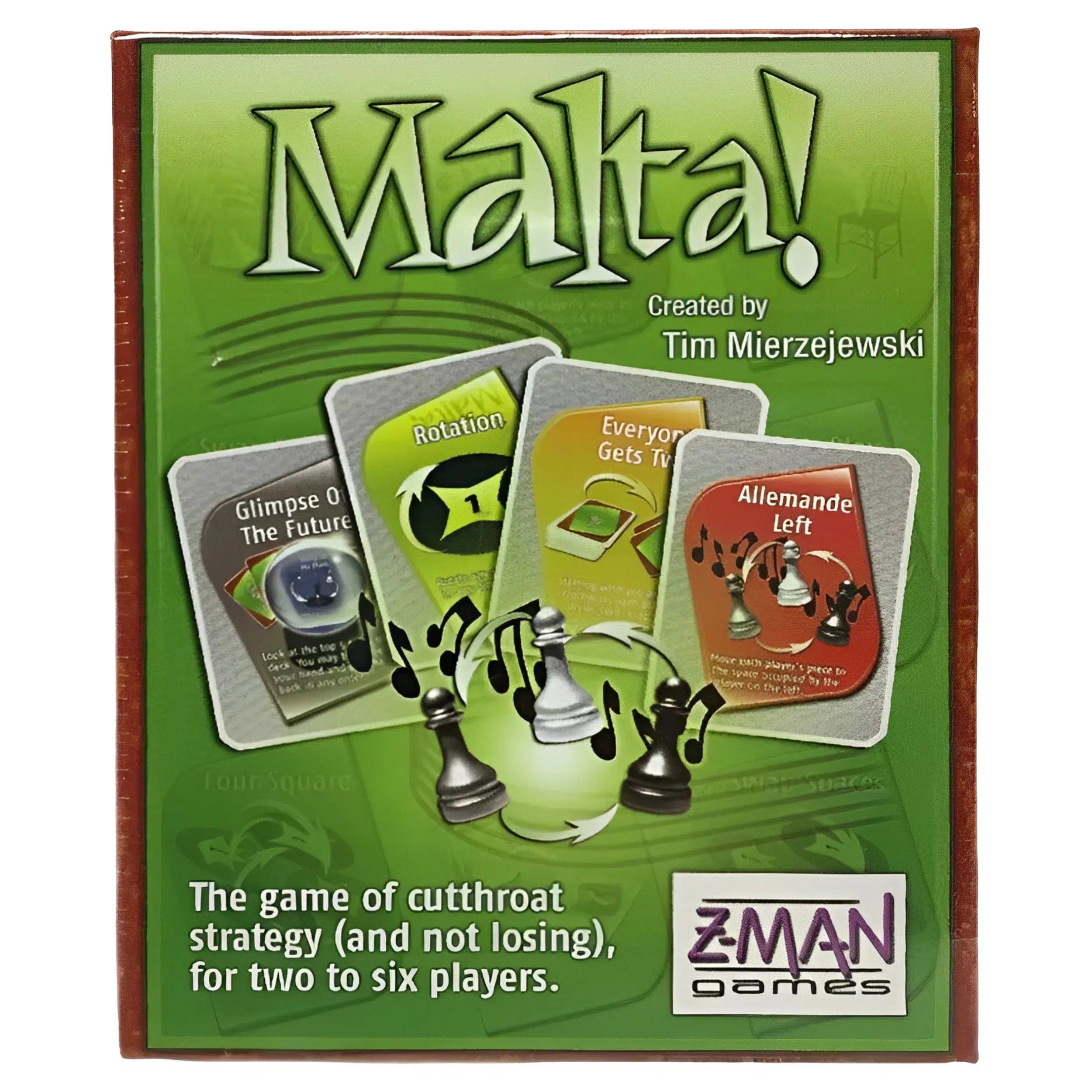 Malta! - Card Game - Z-Man Games