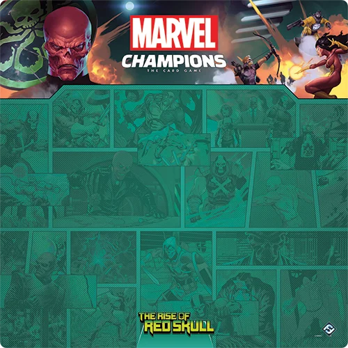 Marvel Champions - Living Card Game - Red Skull 1-4 Player Playmat