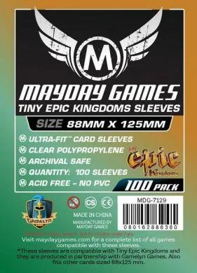 Mayday Games "Tiny Epic Kingdoms" Card Sleeves - 88x125mm (100)