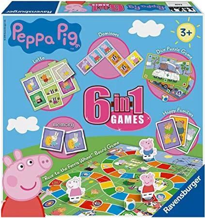 Ravensburger Peppa Pig 6 In 1 Games