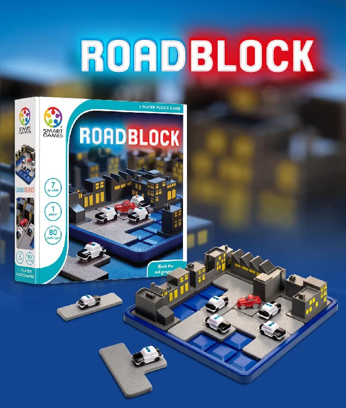 Road Block - Smart Games Logic Game 7yrs+