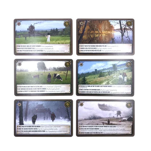 Scythe Bonus Promo Pack - 6 Promo Encounter Cards numbers 37-42 (Stonemaier Games)