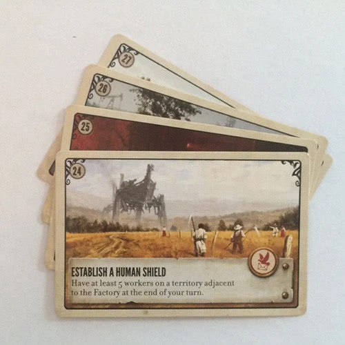 Scythe Kickstarter Promo Pack #3 - 4 Promo Objective Cards (Stonemaier Games)