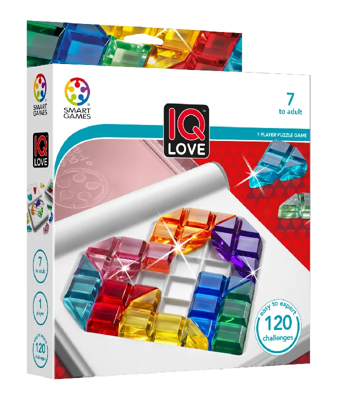 Smart Games IQ Love Travel Fidget Toys 7yrs+