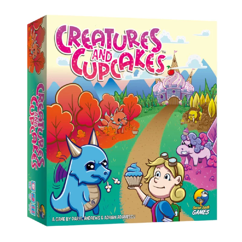 Creatures and Cupcakes Monster Taming Family Board Game by Social Sloth Games