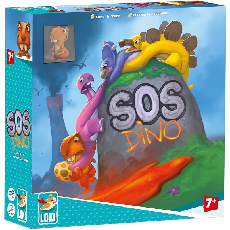 SOS Dino Loki Cooperative Dinosaur Escape Board Game