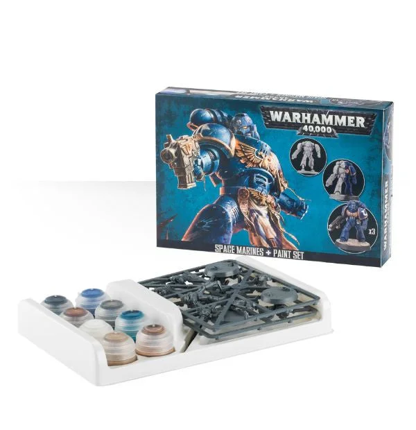 Games Workshop - Space Marines + Paint Set